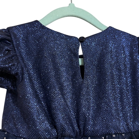 Blueberi Boulevard Navy and Silver Formal Dress - Picture 7 of 7